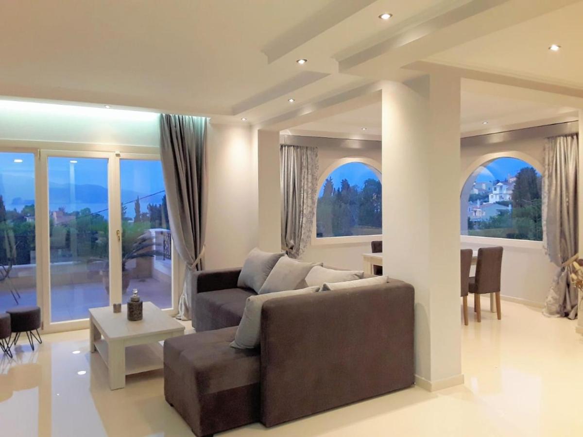 Sunshine Home 3 With Sea View Alepou Esterno foto
