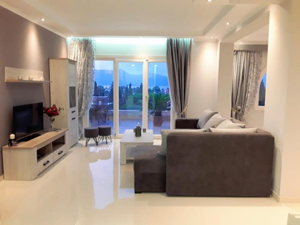 Sunshine Home 3 With Sea View Alepou Esterno foto